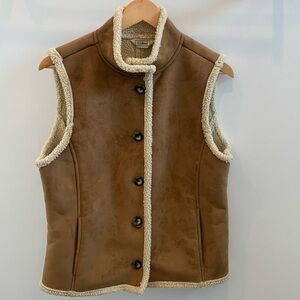 L.L. Bean faux suede vest